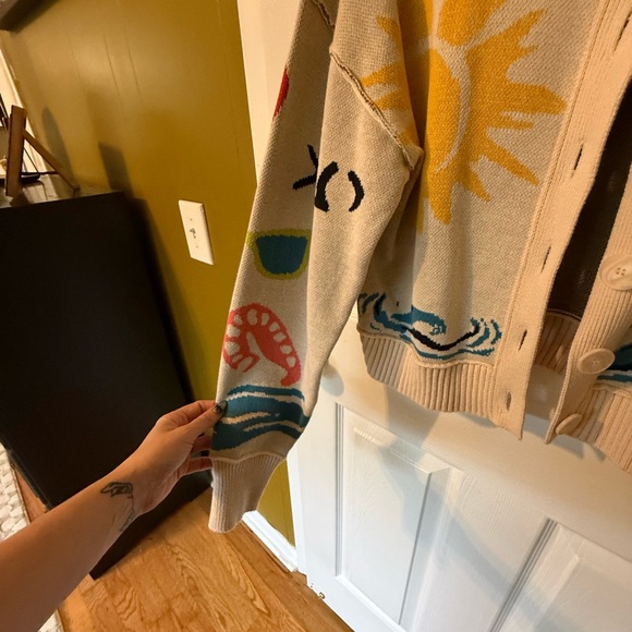 Maeve Colorful Patterned Women's Sweater - Picture 5 of 5